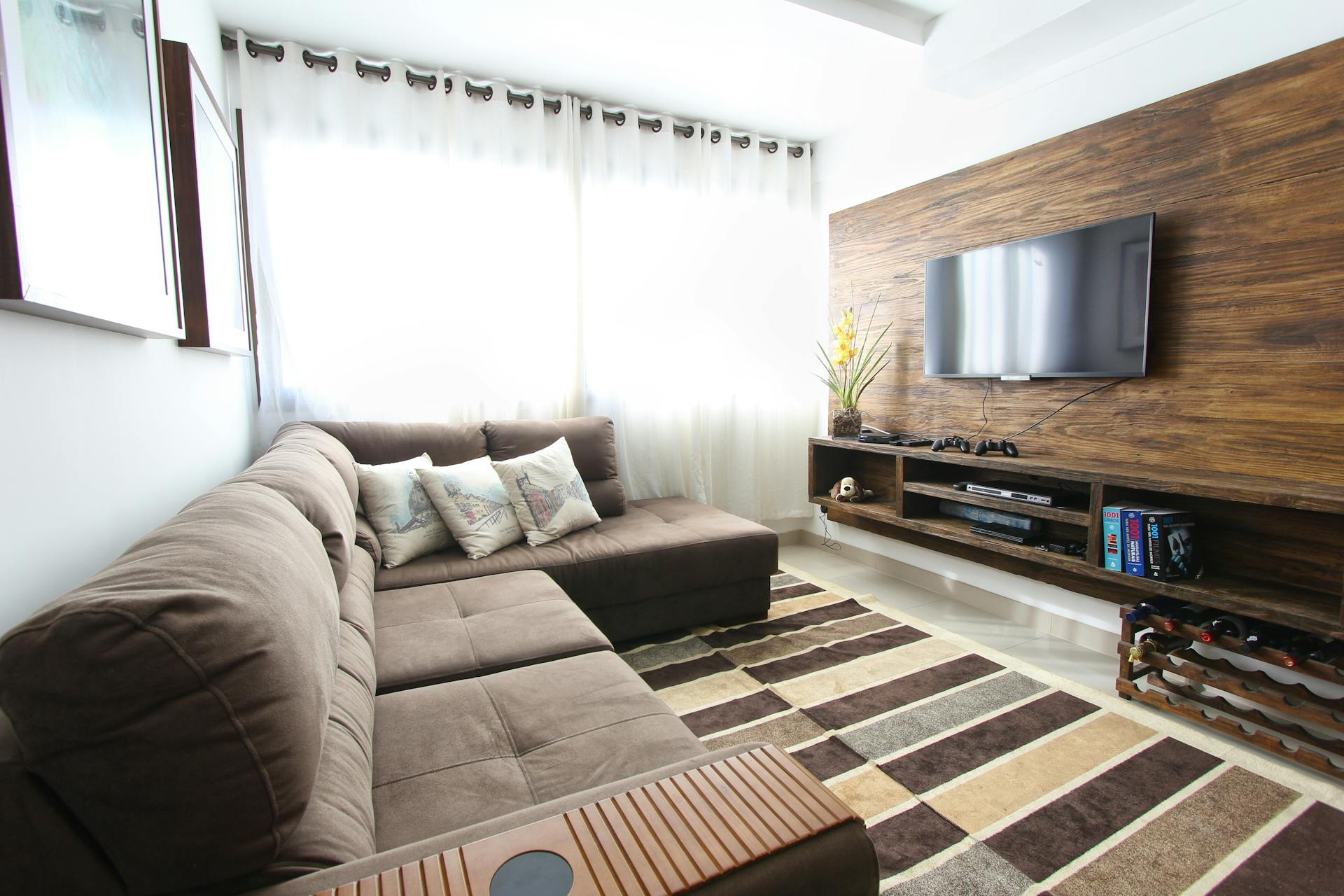 Living room television display